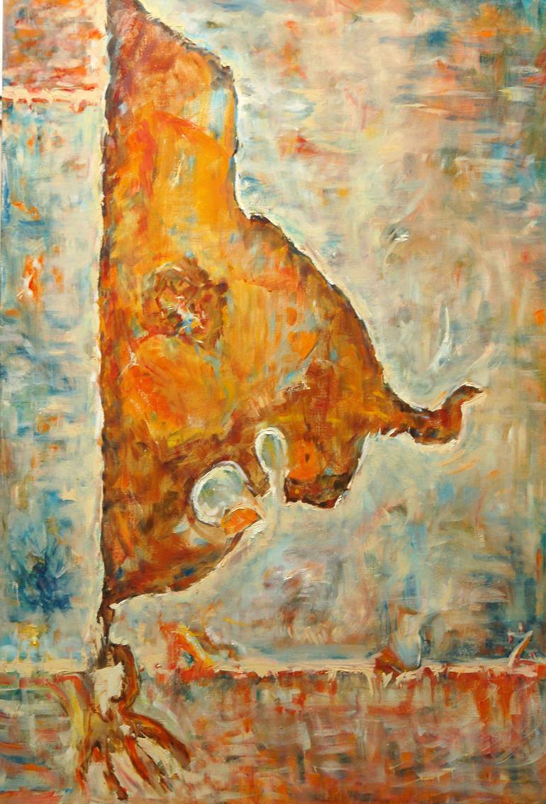 770x1134 Saatchi Art Venetian Minotaur Painting By Igor Zamediansky - Minotaur Painting