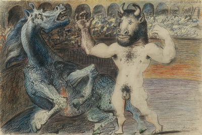 400x267 Work Of The Week Picasso The Art Institute Of Chicago - Minotaur Painting
