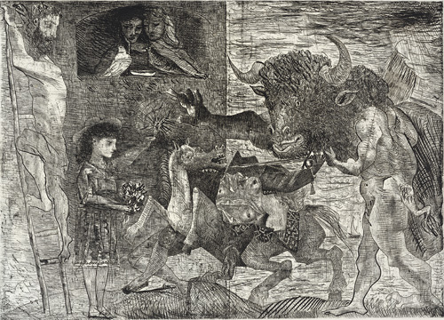 500x360 Picasso Index Lacma - Minotauromachy Painting