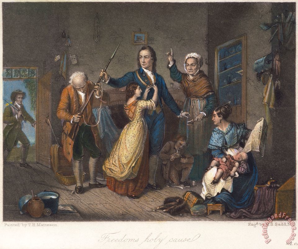 960x802 Others Minuteman Family, 1776 Painting - Minuteman Painting