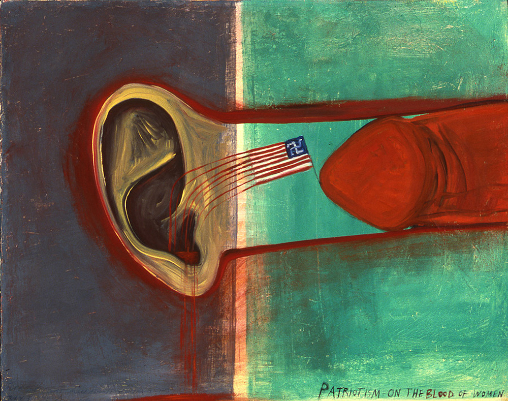 1000x789 Mira Schor Lyles Amp King - Mira Painting