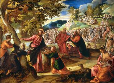 365x265 Miracle Of The Loaves And Fishes - Miracle Painting