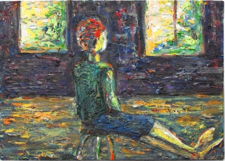 850x608 Waiting For A Miracle Paintings By Kate Mikhatova - Miracle Painting