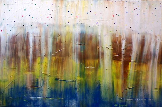 614x405 Mirage Abstract Art Zachary Brown - Mirage Painting