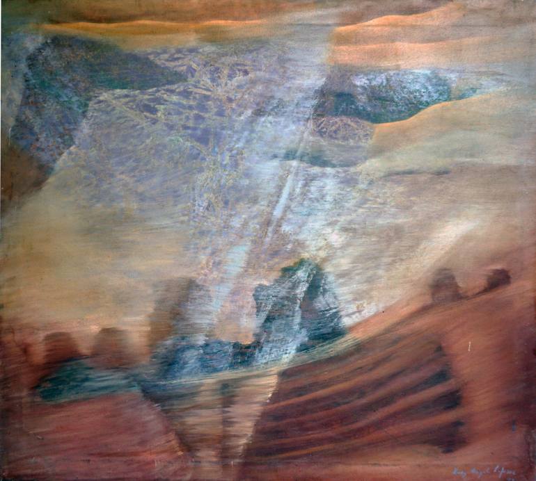 770x692 Saatchi Art Mirage Painting By Lucy Angulo Lafosse - Mirage Painting
