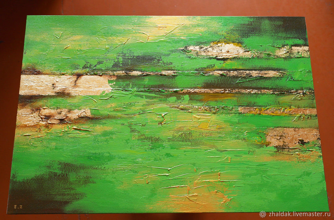 1062x700 The Painting Golden Mirage Shop Online On Livemaster - Mirage Painting