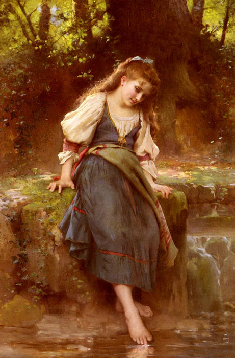 461x700 Le Miroir De La Nature [Nature's Mirror] - Mirror Painting