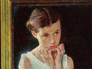 368x275 Norman Rockwell's Girl - Mirror Painting