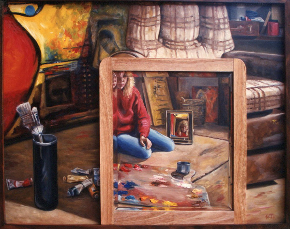 1006x795 Mirror Mirror On The Wall - Mirror Painting Images