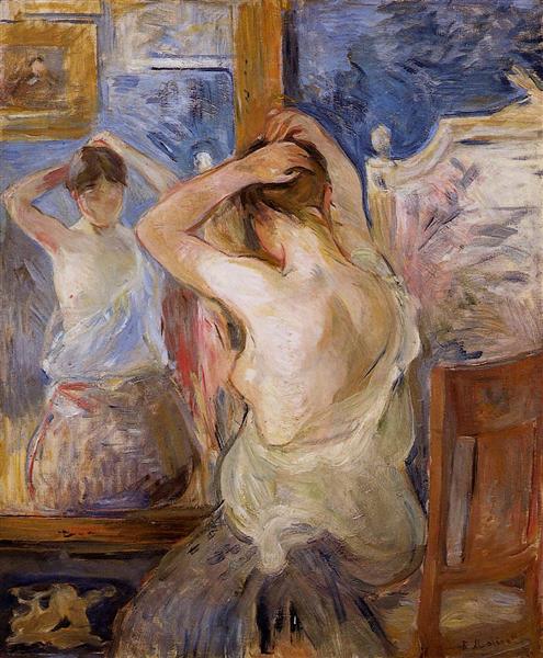 495x600 Before The Mirror, 1890 - Mirror Painting Images