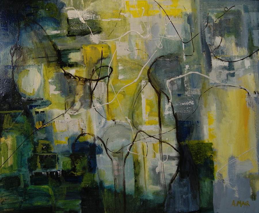 900x740 Misery Painting By Anna Mair - Misery Painting