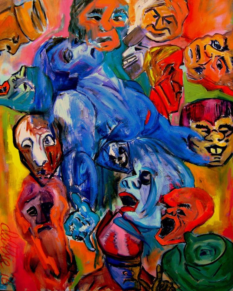 770x962 Saatchi Art Sweet Misery Painting By Debbie Nijland - Misery Painting