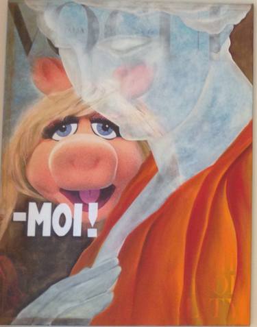 375x477 Miss Piggy Paintings For Sale Saatchi Art - Miss Piggy Painting