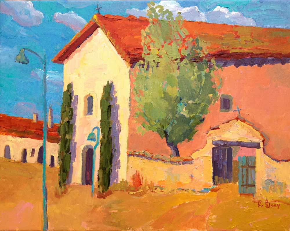 1000x798 Kathleen Elsey California Missions - Mission Painting