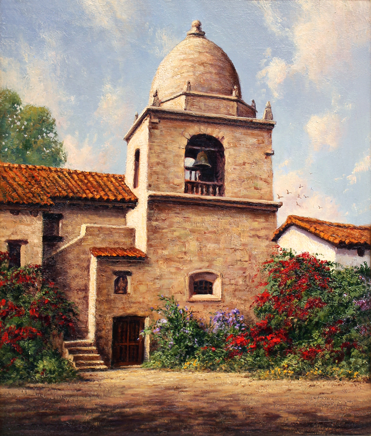 735x864 Ralph Waterhouse, Plein Air Paintings, Landscape Painter, Oil - Mission Painting