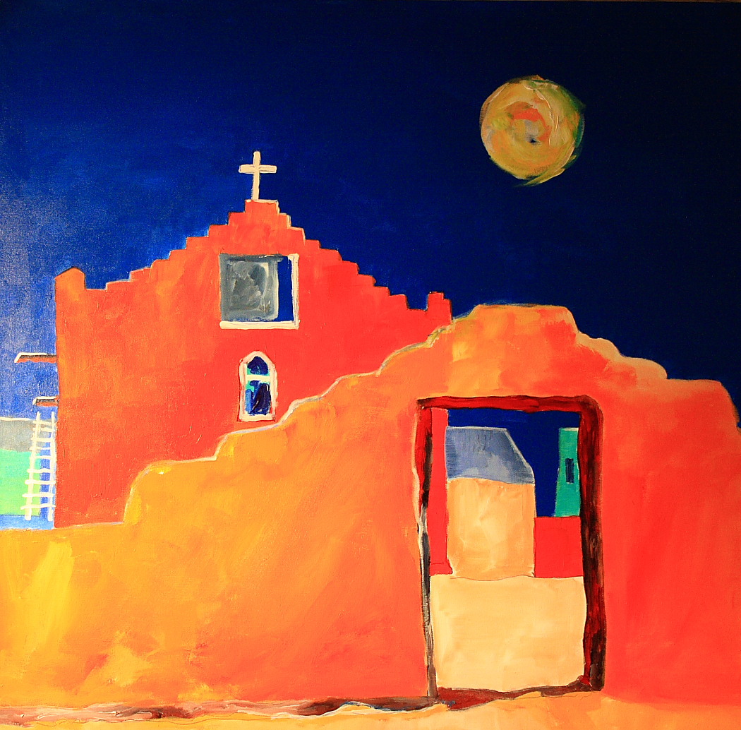 1050x1034 Second Mission Painting Underway Petergrantfineart's Blog - Mission Painting