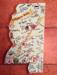 236x314 Hand Painted Misssissippi Sign With William By Hammmadefurniture - Mississippi Painting