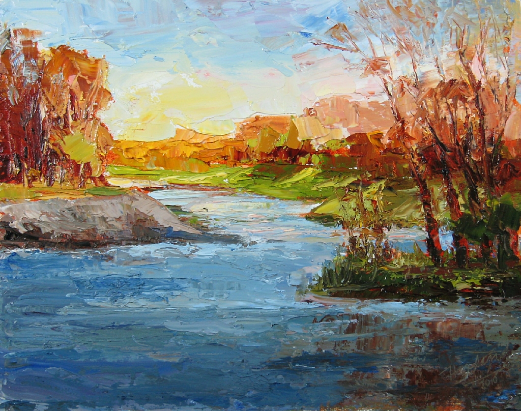 1024x808 Mark Haglund - Mississippi Painting