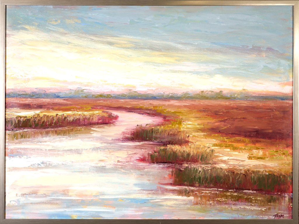 1024x768 Mississippi Marsh Prints Peyton Paintings - Mississippi Painting
