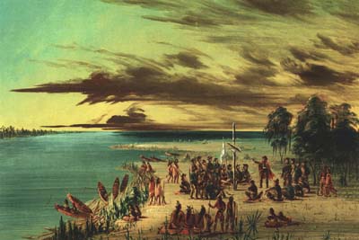 400x267 Lasalle - Mississippi River Painting