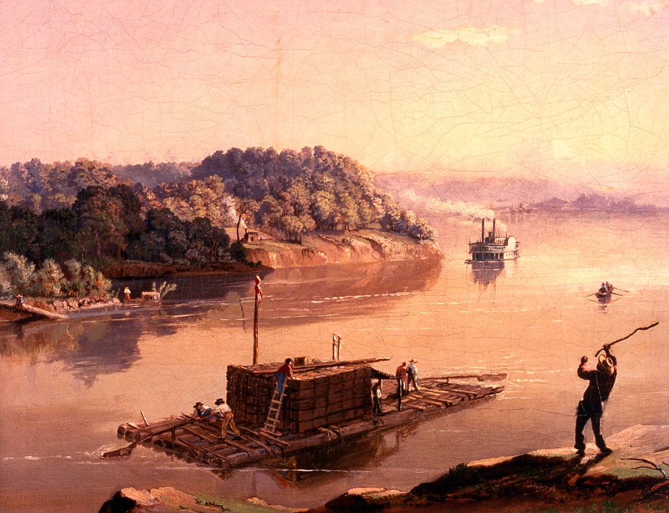 955x732 Online Museum - Mississippi River Painting