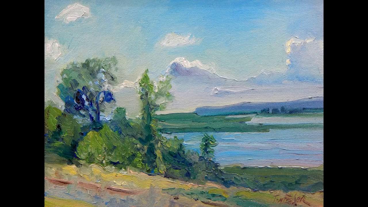 1280x720 Tomfisherart 40 Speed Painting The Mississippi River Valley Using - Mississippi River Painting