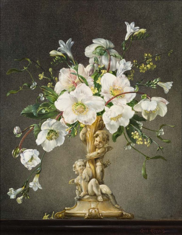 600x774 Modern British Paintings For Sale - Mistletoe Painting