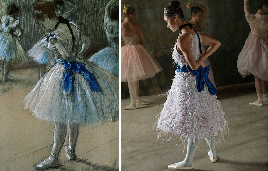 880x564 Misty Copeland Recreates Edgar Degas Art Has No Rules - Misty Copeland Painting