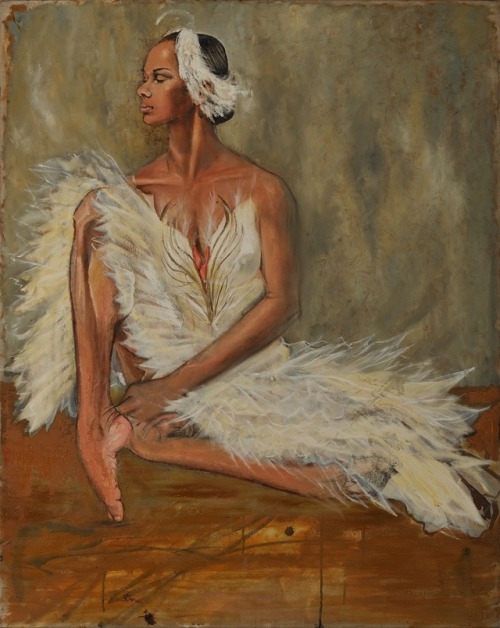 500x628 Ballerina Portrait Tumblr - Misty Copeland Painting