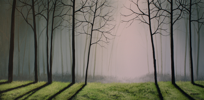 713x350 Misty Forest Week 5 Acrylic Painting Lesson Tim Gagnon Studio - Misty Forest Painting