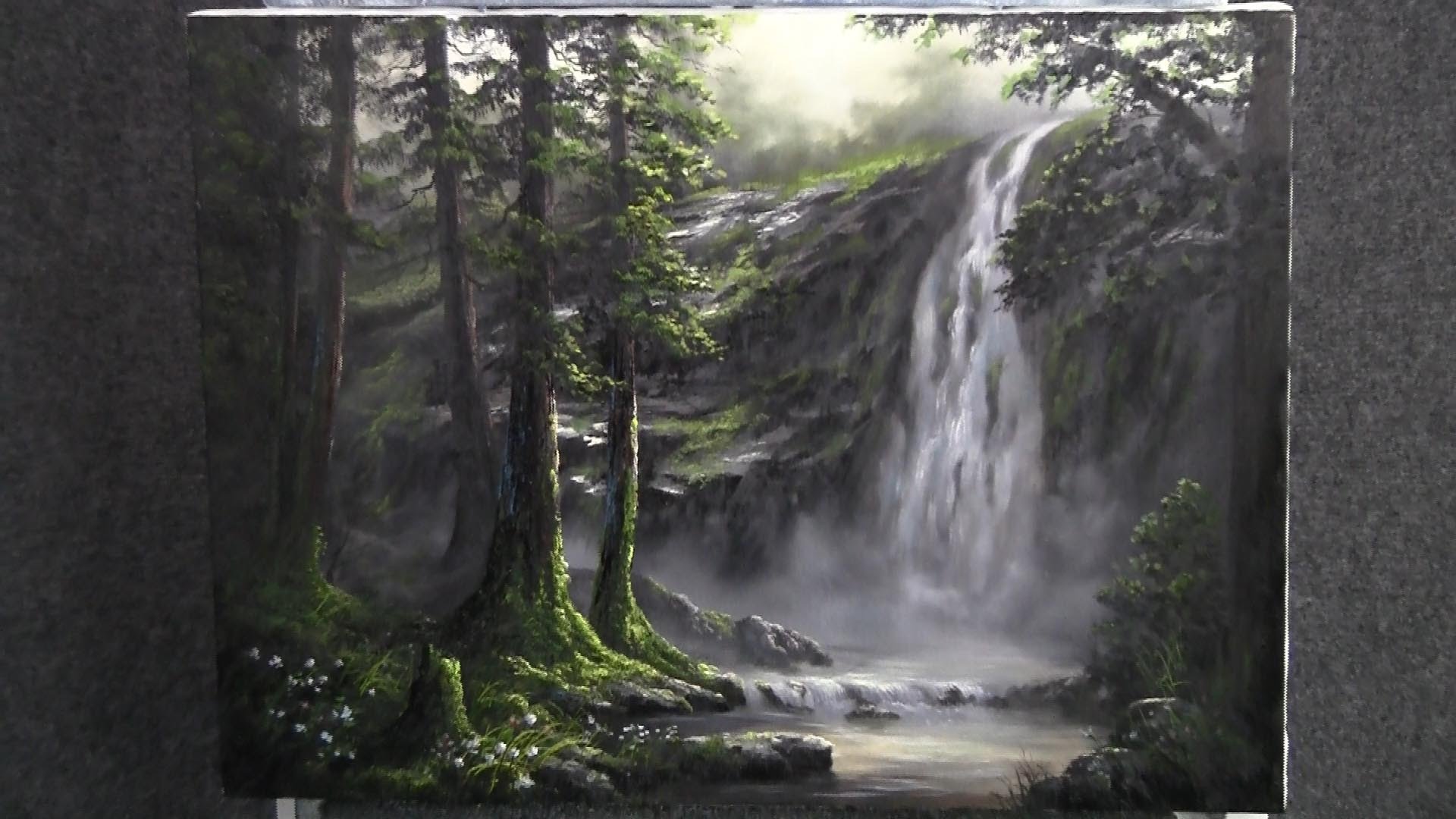 1920x1080 Paint With Kevin Hill - Misty Forest Painting