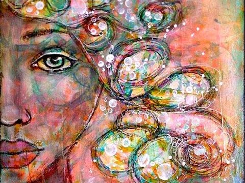 480x360 Speed Painting - Mixed Media Painting