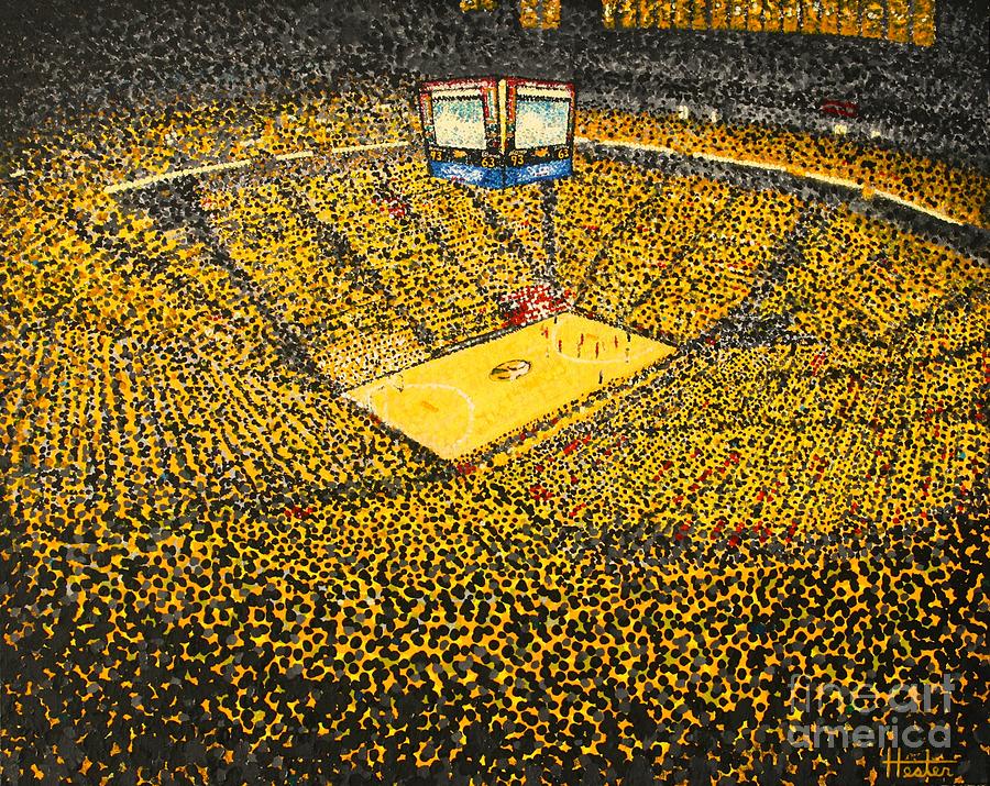 900x715 Mizzou Arena Painting By Terry Hester - Mizzou Painting
