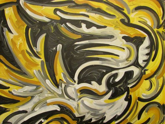 570x428 University Of Missouri Painting. This Is An Original Painting By - Mizzou Painting