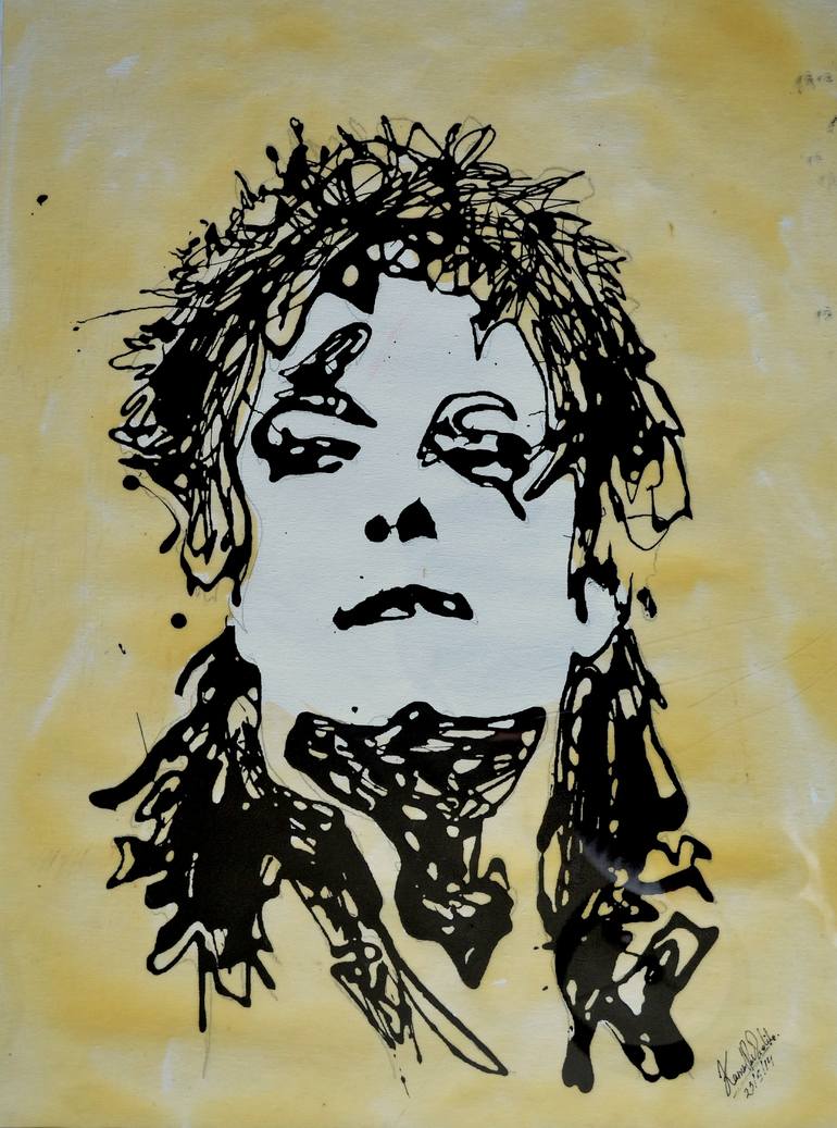 770x1037 Saatchi Art Tribute Mj Painting By Kamal Pal - Mj Painting