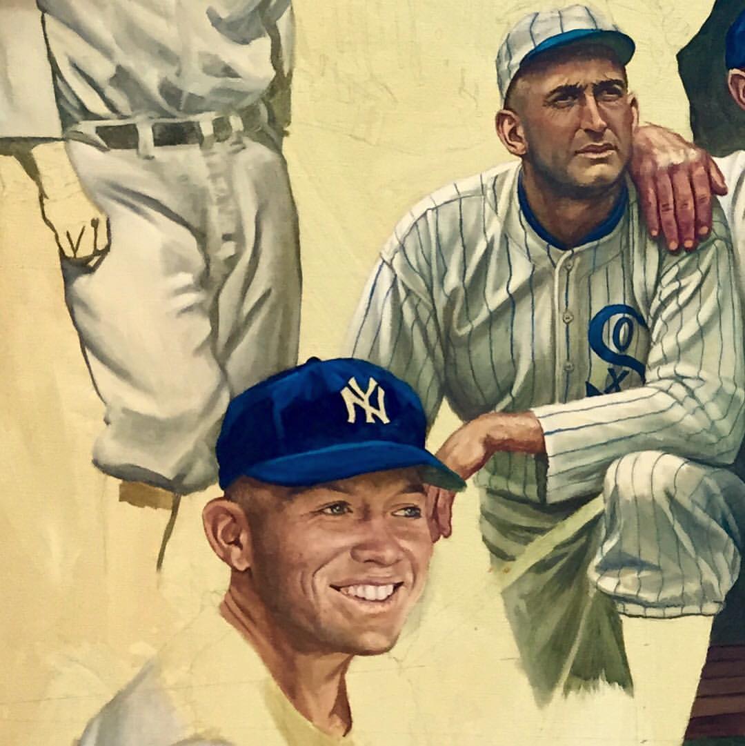 1080x1081 Jamie Cooper Shows Off Latest Mlb Painting Sports Card Info - Mlb Painting
