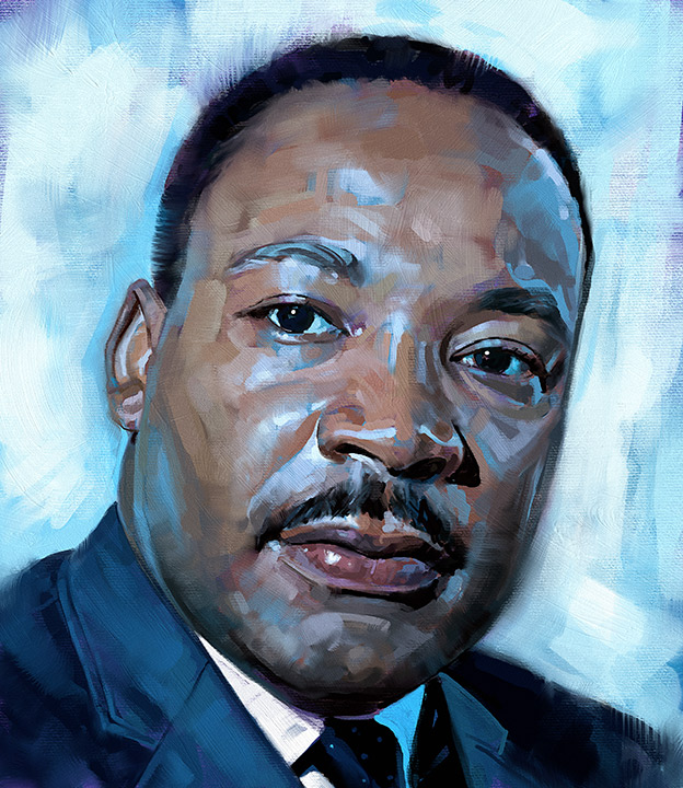 Mlk Painting at PaintingValley.com | Explore collection of Mlk Painting