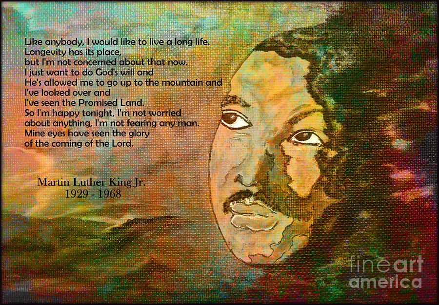 900x626 Martin Luther King Jr - Mlk Painting