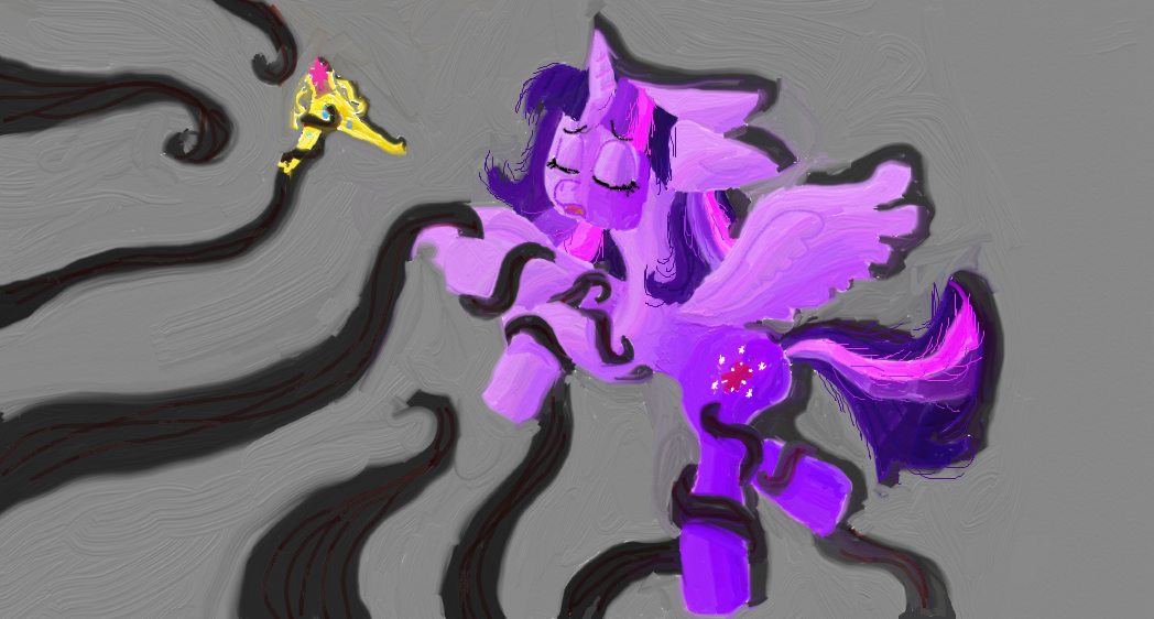 1048x562 If You'Re Not Careful (Twilicorn Digital Painting) - Mlp Painting