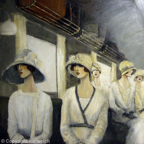 600x600 Mo Welch Art Deco Paintings Art Deco Paintings - Mo Painting