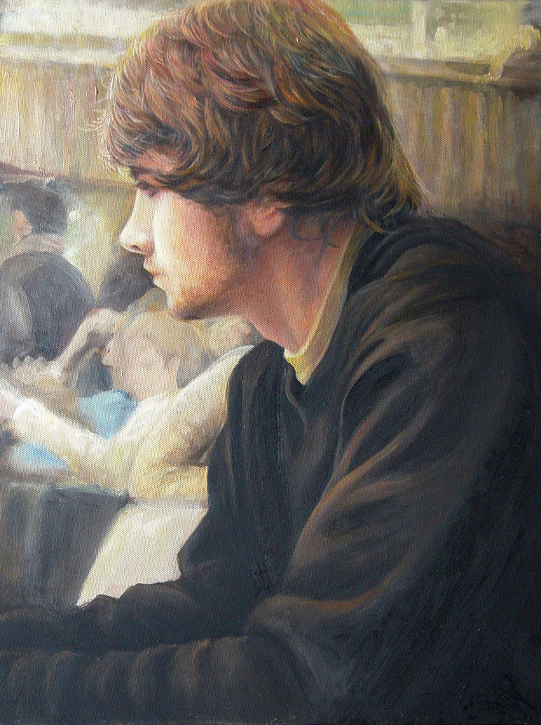 772x1034 Painting Of A Man By Mo Eh - Mo Painting