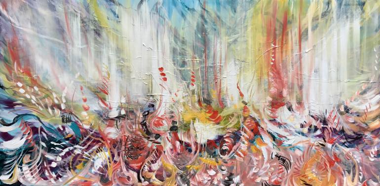 770x378 Saatchi Art Elements Painting By Mo Tuncay - Mo Painting