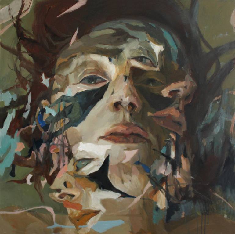 770x767 Saatchi Art Feed Your Demons Painting By Mo Mot - Mo Painting