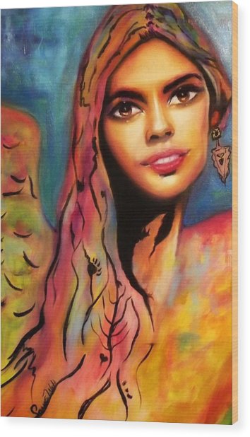 354x618 Moana Painting By Sanoe Watt - Moana Painting