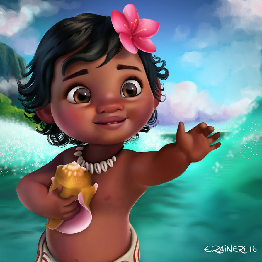 894x894 Moana By Elirain - Moana Painting