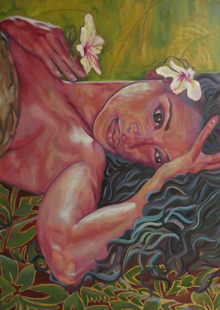 770x1086 Saatchi Art Moana Painting By Lia Foliedouce - Moana Painting