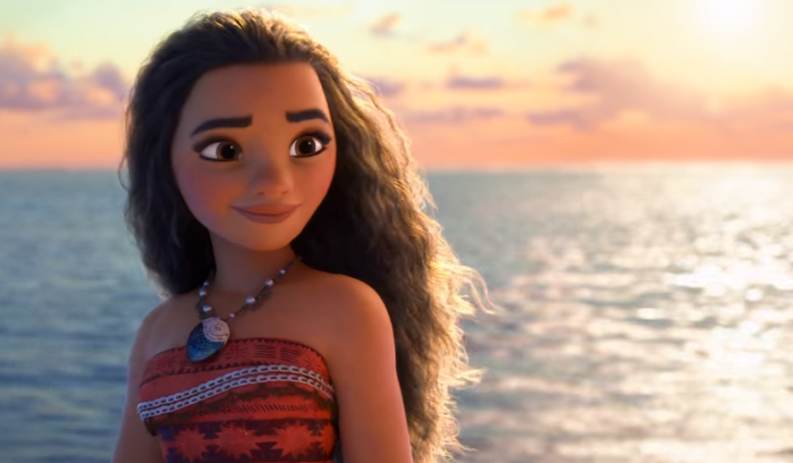 793x463 This Watercolor Painting Of Disney'S - Moana Painting