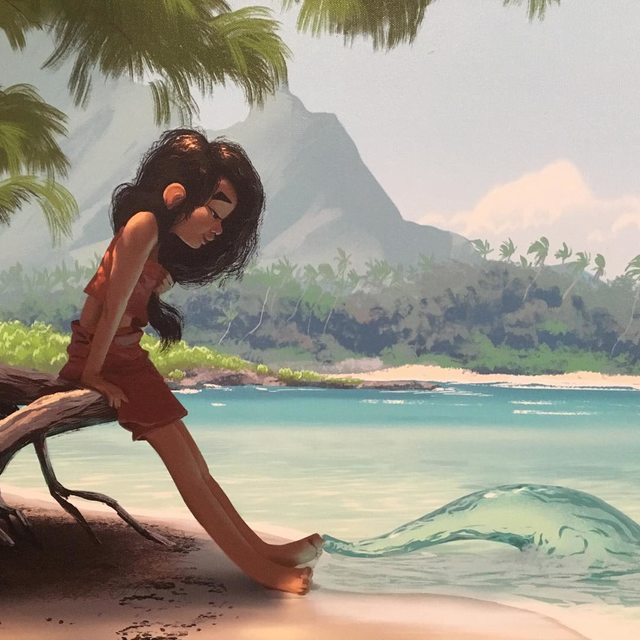 640x640 Image - Moana Painting