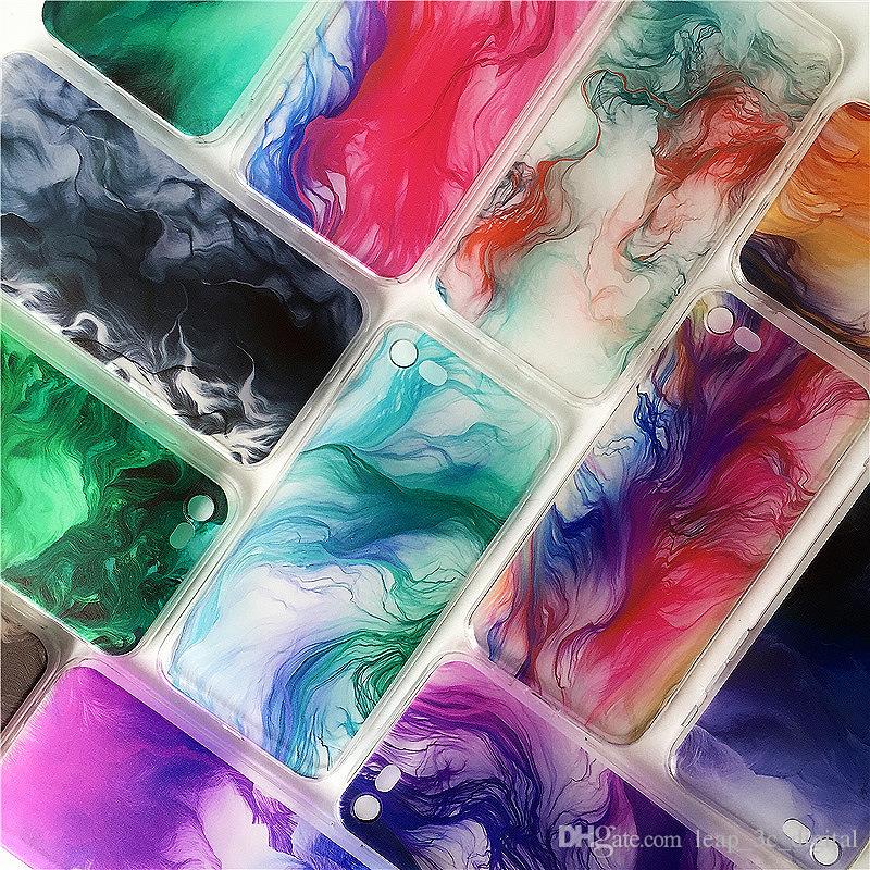 800x800 Phone Shell Water Ink Painting Creative Art Painted Phone Case - Mobile Phone Painting