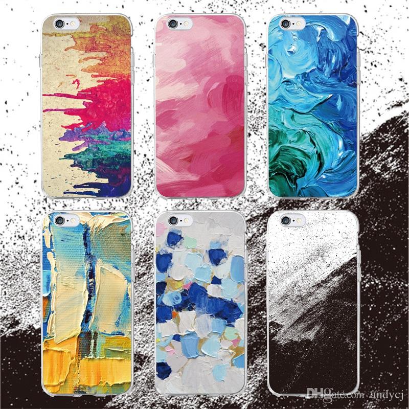 800x800 Art Oil Painting Graffiti Pattern Inked Printed Phone Case Coque - Mobile Phone Painting